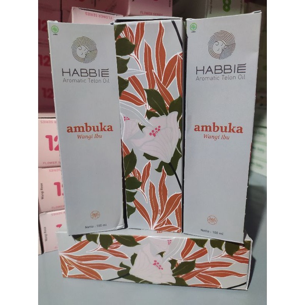 Habbie Minyak Telon Flower Series Varian 1-16 || Habbie Ambuka 100 ml