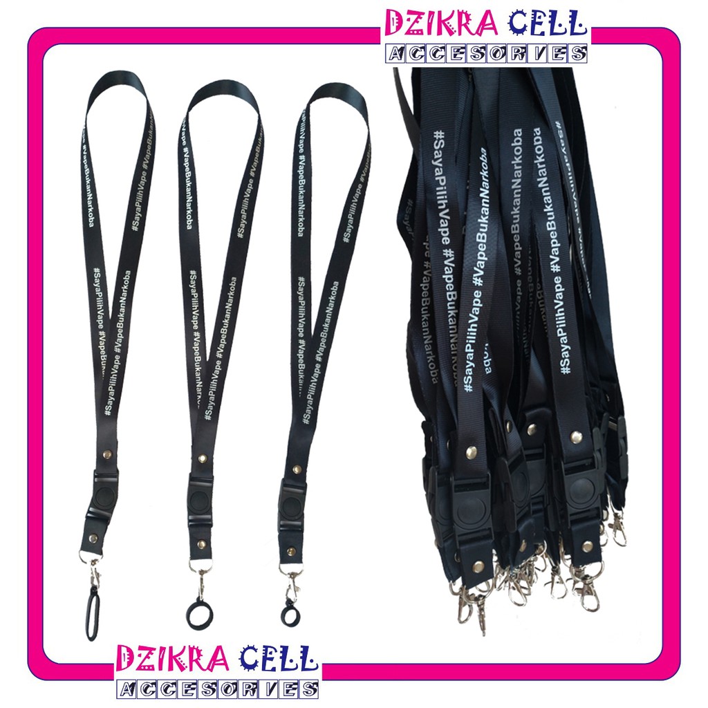 

Lanyard Tulisan Tali Gantungan Plus Karet O Ring Tebal Elastis Bisa Flashdisk Dll