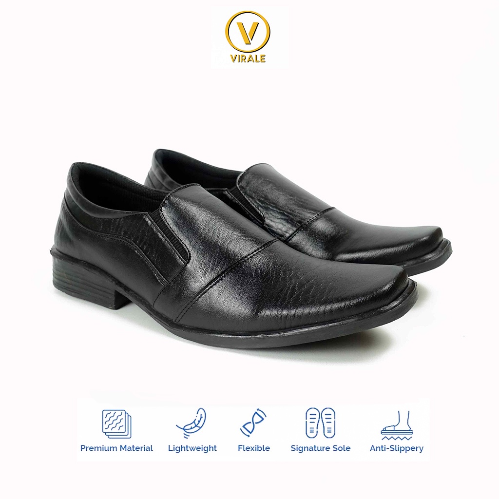 Sepatu Kerja Pria Model Pantofel Slip On Mamojo Store PC 06