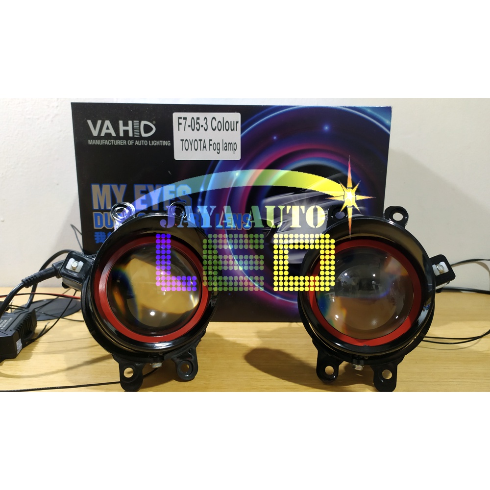 FOGLAMP LED PROJECTOR | FOGLAMP LASER LED 3 WARNA | VAHID F7 3 WARNA