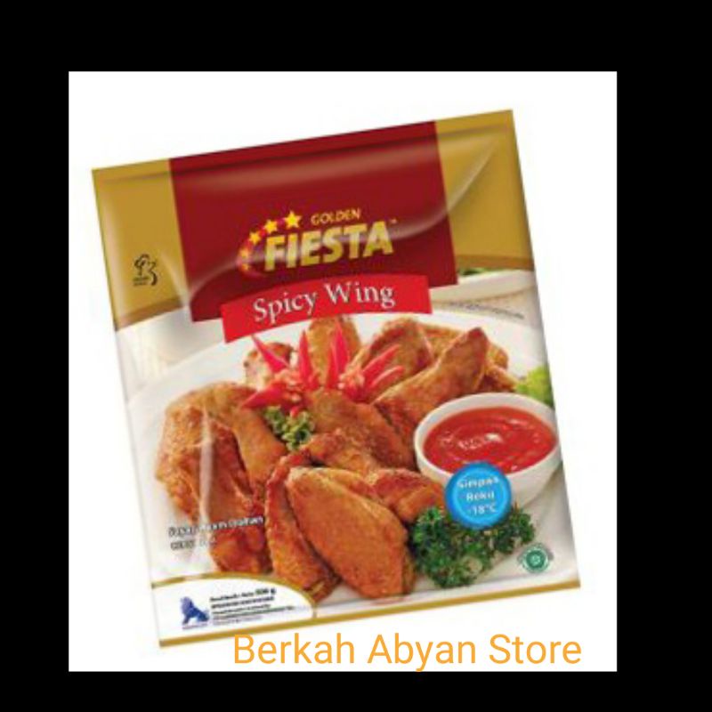

Fiesta Paket Golden Spicy Wing Makanan Instan 500 G (2 Pcs)