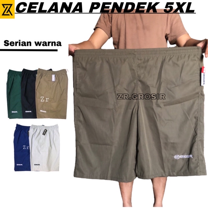 Celana Pendek Pria Wanita Super jumbo Big Size XXXL- XXXXL