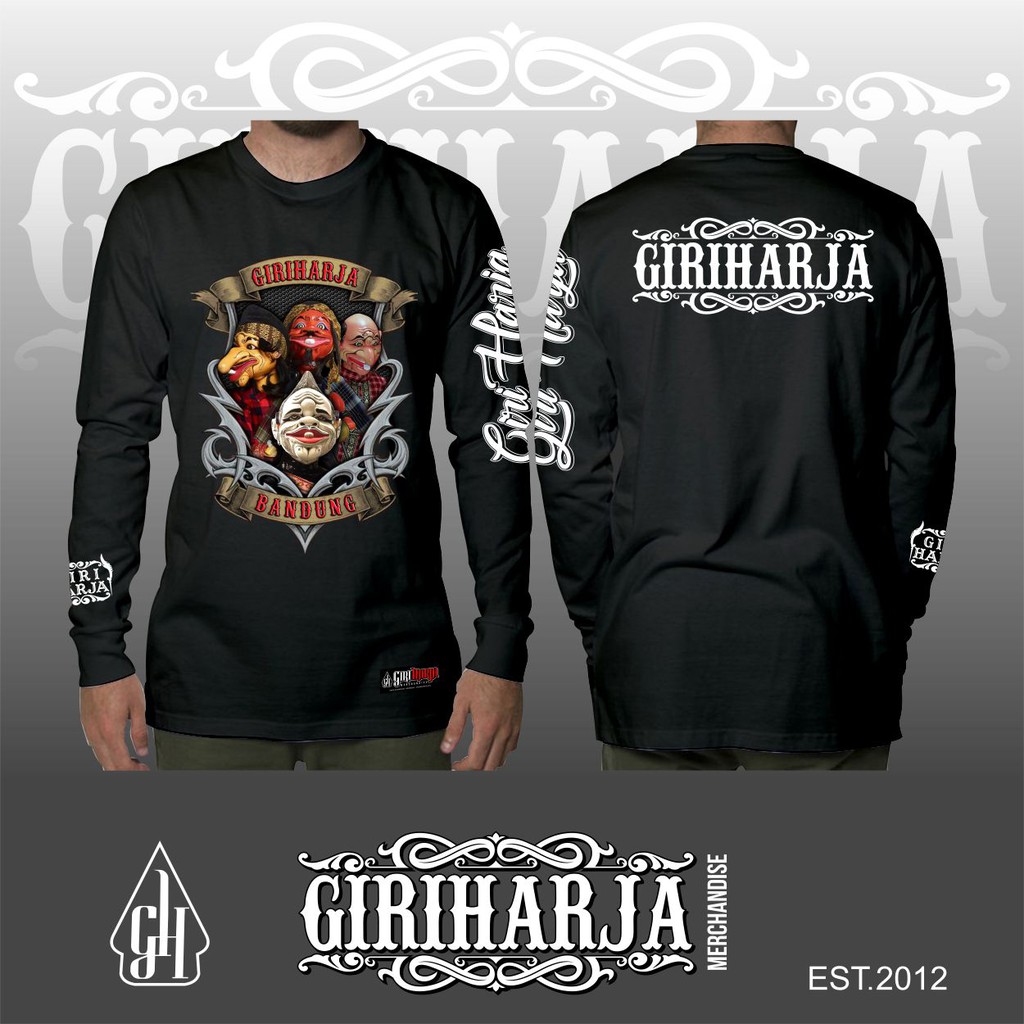 Kaos wayang golek Panakawan / kaos wayang golek Giri Harja / Kaos wayang golek sunda / kaos tangan p