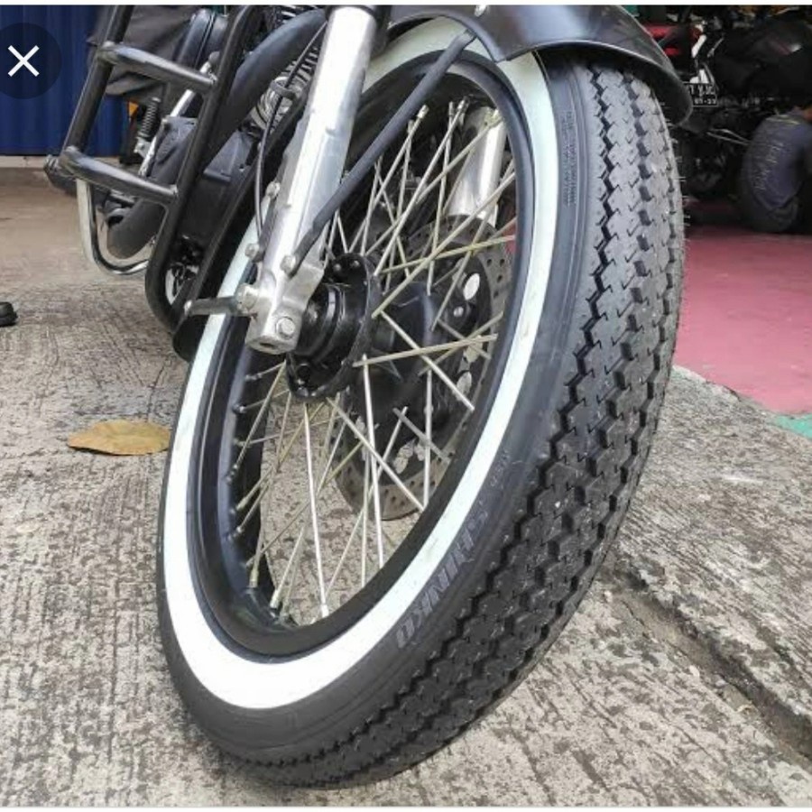 SHINKO IMPORT PAKET BAN SEPASANG 400-18 & 500-16 WHITE WALL E270 NEW