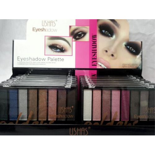 USHAS EYESHADOW GOLDENS 8 COLOR EYESHADOW PALETTE GOLDEN ORIGINAL BPOM