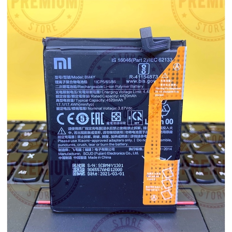 Baterai Batre Batrei Battery Xiaomi Poco F3 Xiaomi Poco F3 Pro BM4Y Original