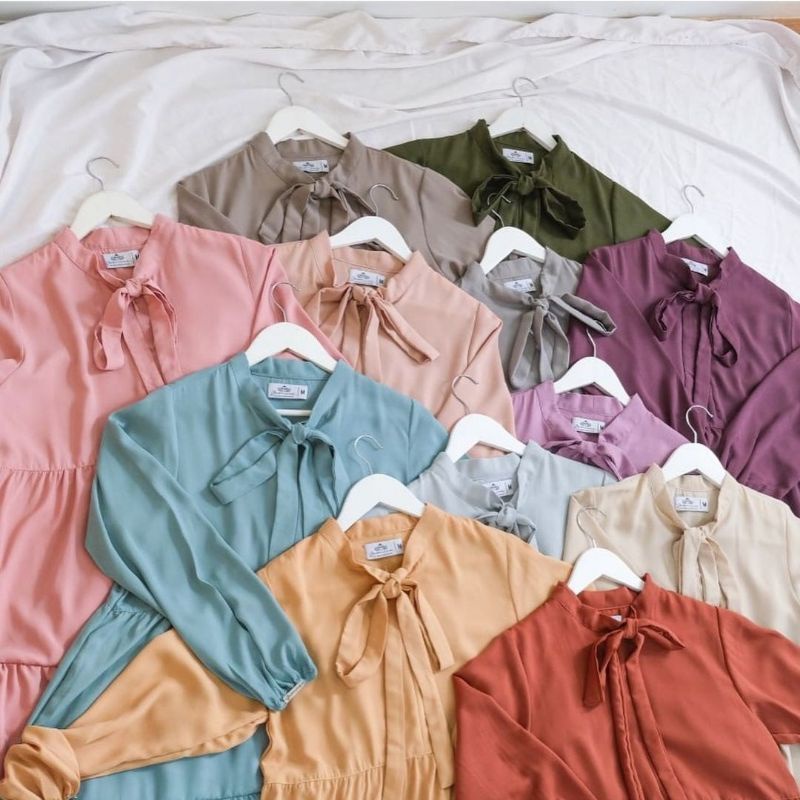 Rasya dress Ori Jasmine / Jasmine dress Gamis Jasmine by Lidia Hadiwinoto Terbaru