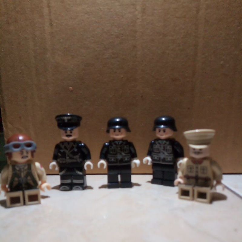 lego minifigure WW2 inggris jepang jerman china