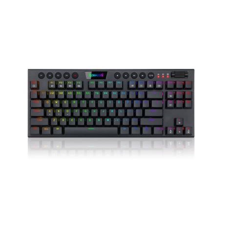 Keyboard gaming redragon mechanical ultra low wired usb type-c macro multimedia 87 keys k622rgb horus tkl k622 rgb k-622