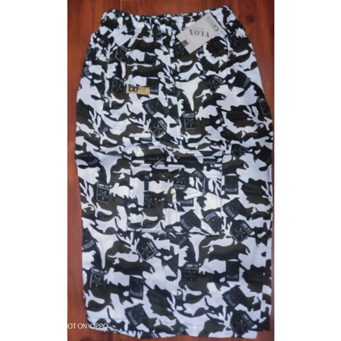 celana kolor loreng 7/8 bwah lutut