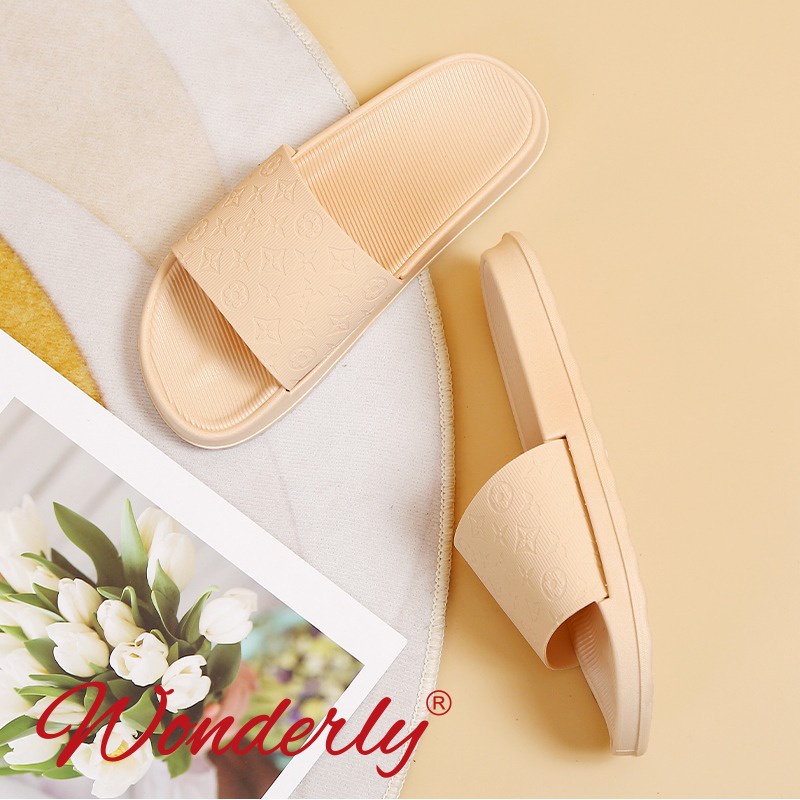 Sandal Selop Karet Wanita Sendal Slop Cewek Wonderly | V202-A31