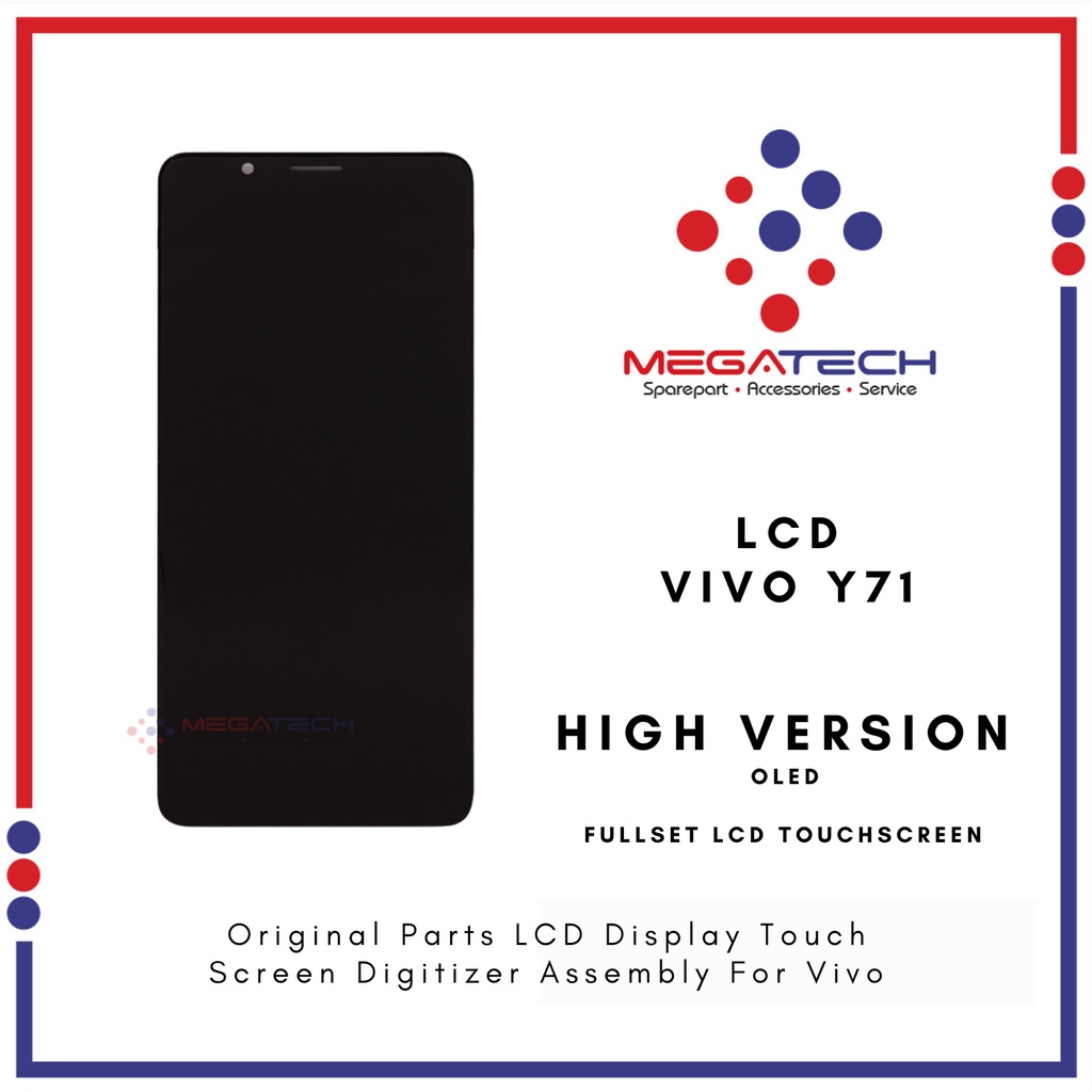 LCD Vivo Y71 Versi OLED Fullset Touchscreen