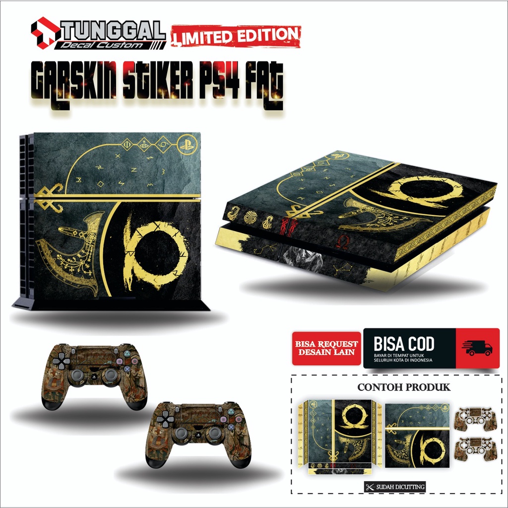 Vinyl Sticker Garskin Ps4 Slim Ps4 Fat Ps4 Pro