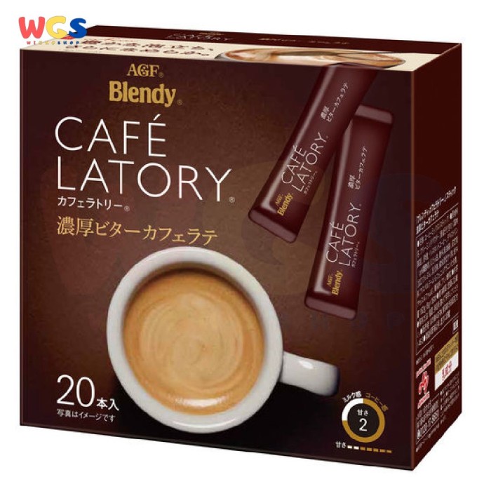 

AGF Blendy Cafe Latory Rich Bitter Cafe Latte 20 Stick x 8 gr - 180 gr