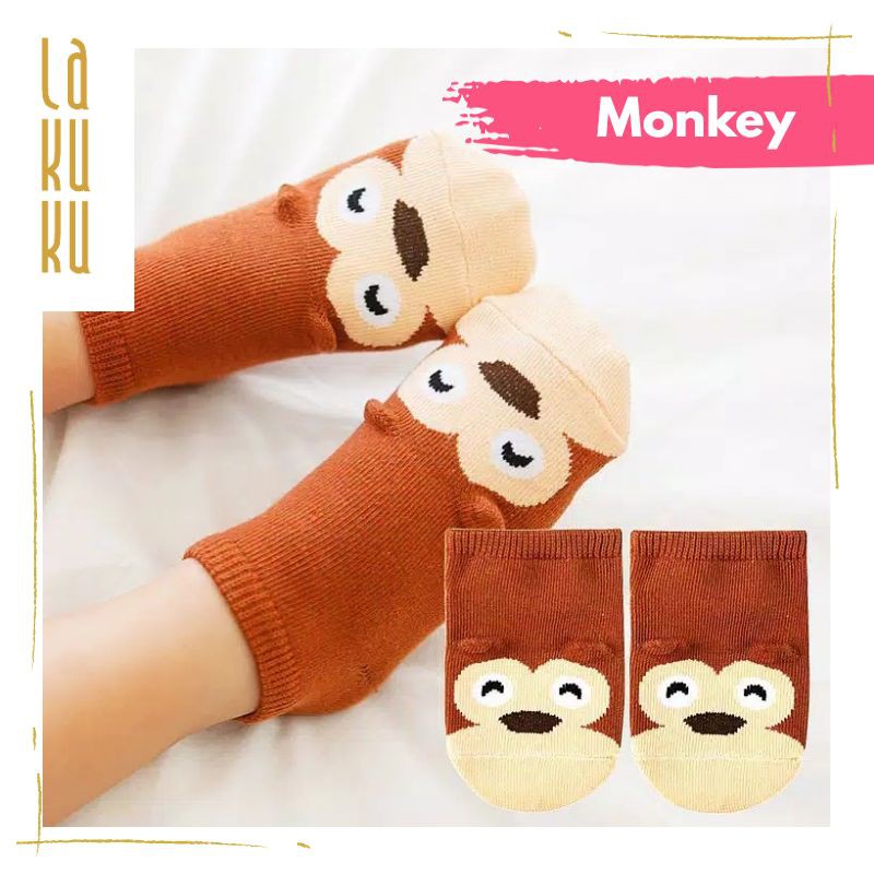 PROMO Kaos Kaki Anak - 1 pasang Baby Socks Cute Animal TERLARIS