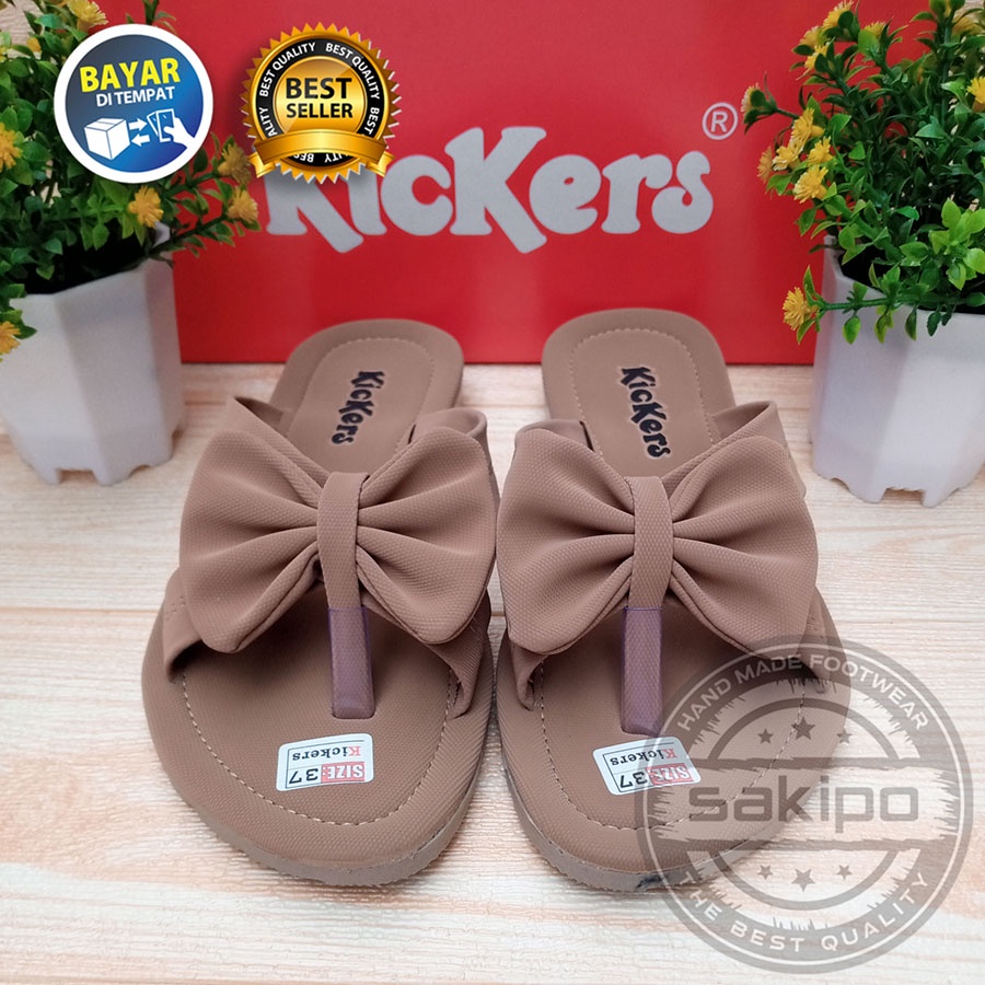 PROMO 4.4 MEGA SALE !! SANDAL WANITA DEWASA JEPIT PITA SALEM RINGAN NYAMAN DIKAKI / SAKIPO