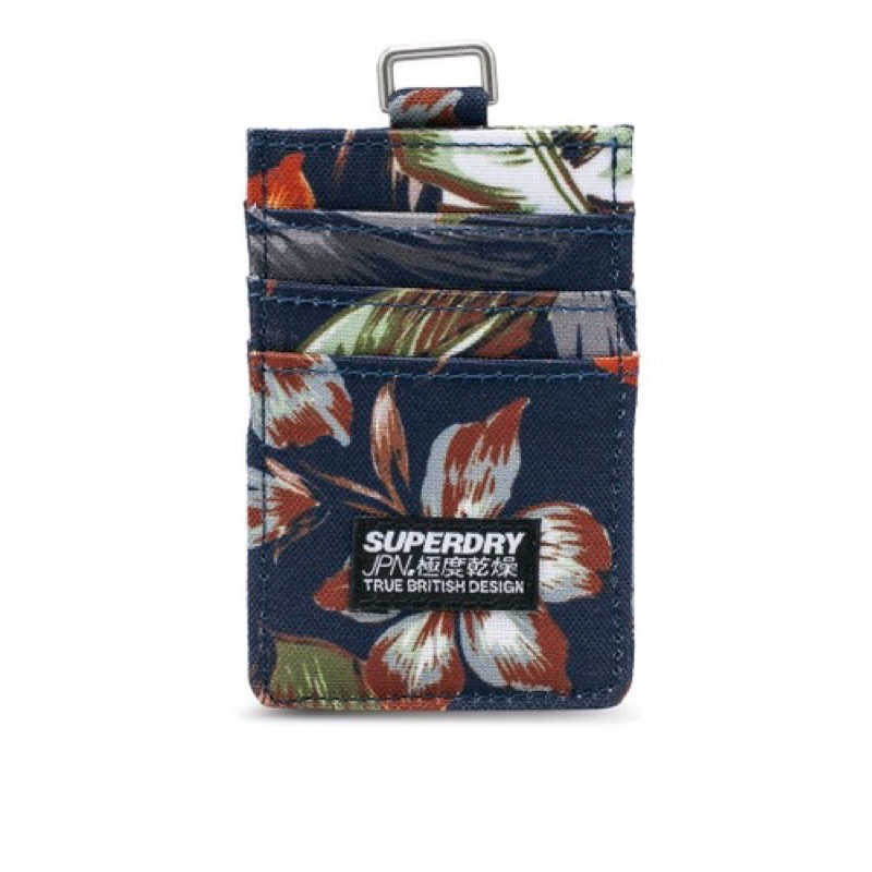 JUAL DOMPET KARTU SUPERDRY CARD WALLET HAWAIIAN AOP