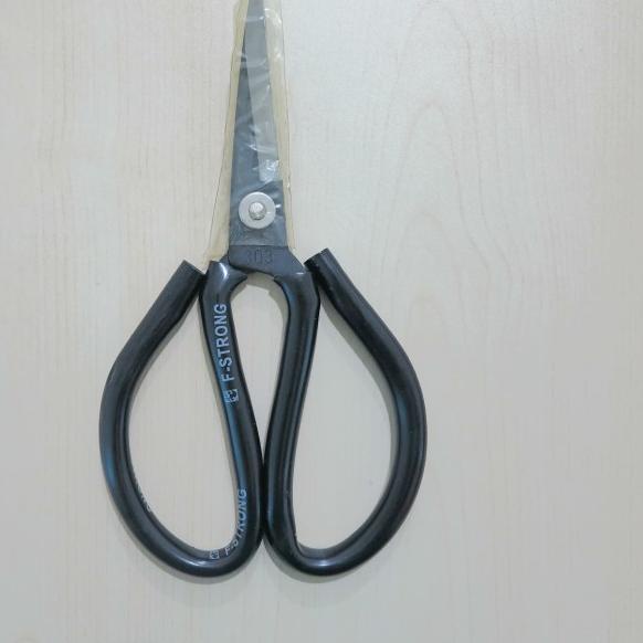 

☉ Gunting Kodok FS 303 / FS303 Hitam Bengkok - Gunting Kulit Stainless ➮