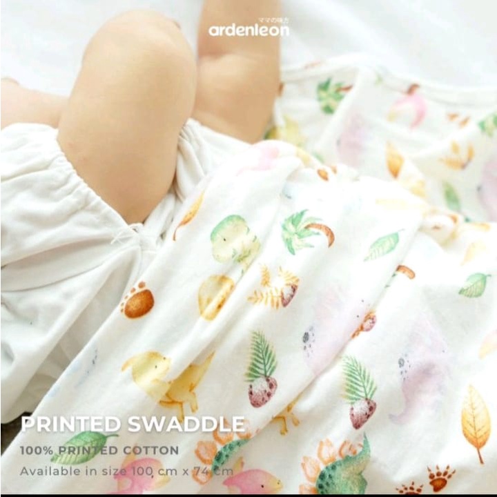 ArdenLeon Baby Swaddle Printed Swaddle / Arden Leon Bedong Bayi Motif