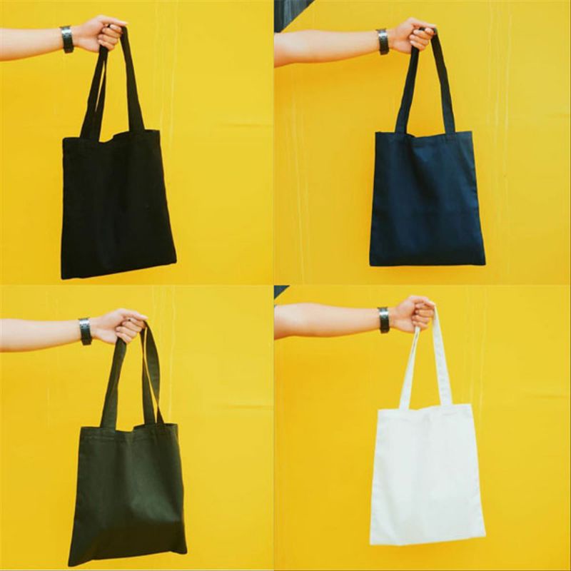 (RESLETING)TOTE BAG POLOS-TOTE BAG MURAH-TAS KANVAS