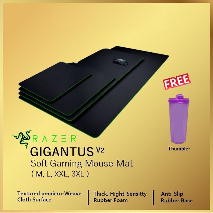 Razer Gigantus V2 M/L/XXL/3XL Softh Cloth Gaming Mousepad