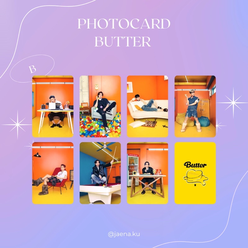 [BTS] PHOTOCARD BTS BUTTER ‼️BACA DESKRIPSI‼️