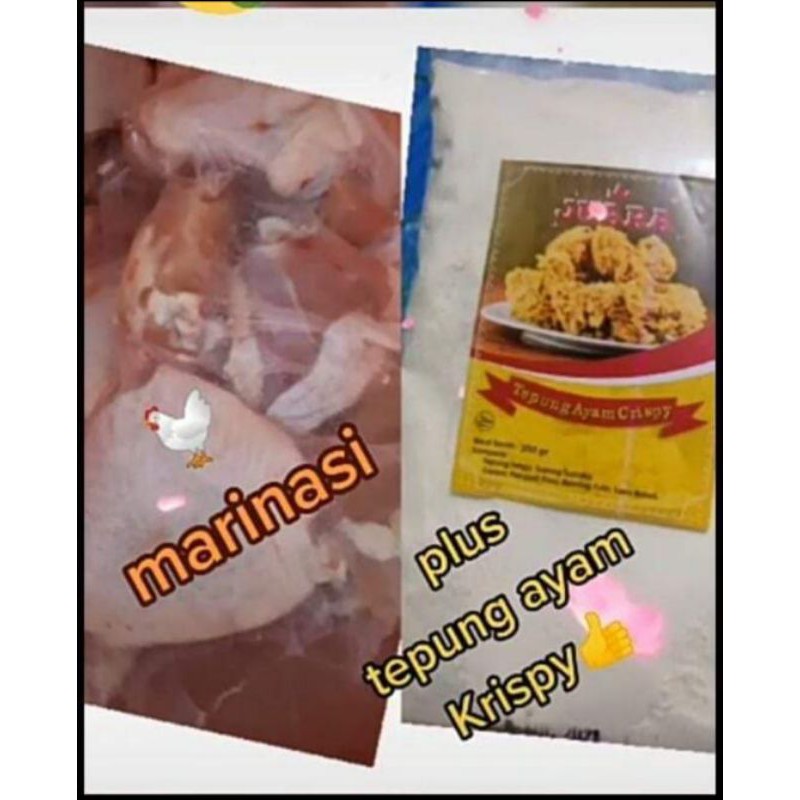 

ayam marinasi plus tepung bumbu
