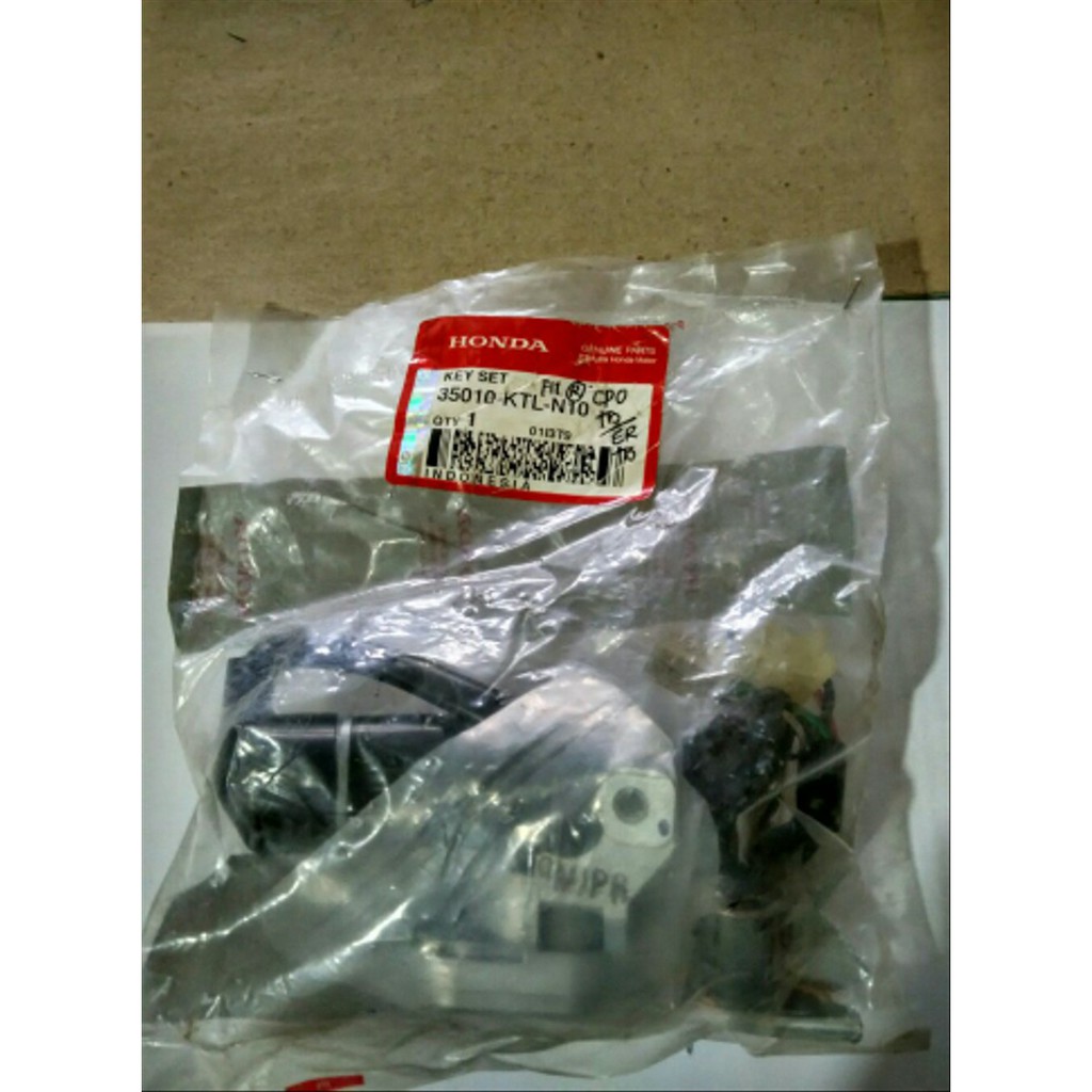 KUNCI KONTAK KEY SET REVO 100 Asli Honda 35010KTLN10