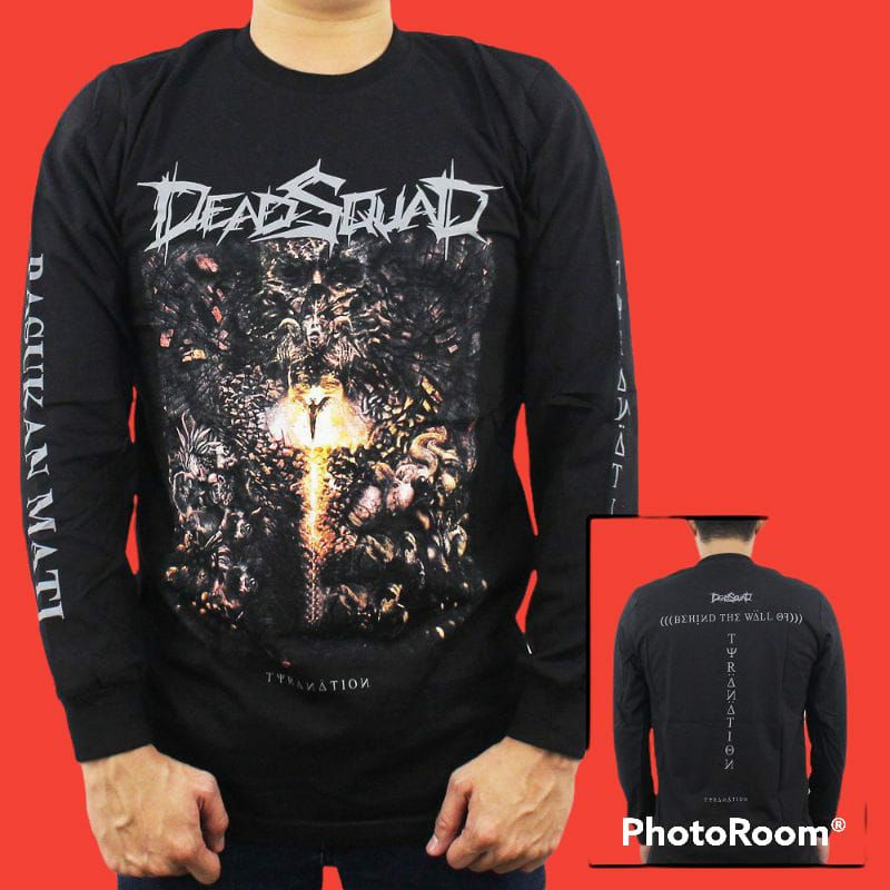 New Tshirt musik metal DEADSQUAD /kaos musik lengan panjang