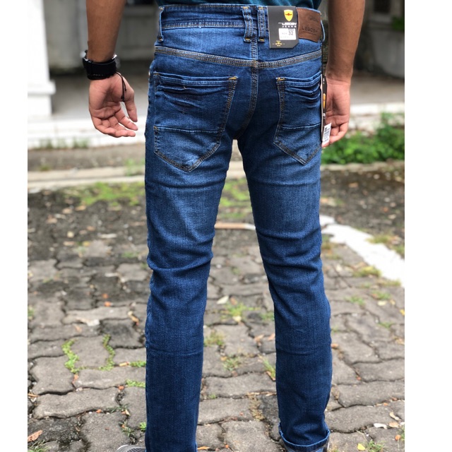 ABDUS07 Celana Panjang Legosh Denim Slimfit Jeans Streach Casual Original Jeans Streach Sobek