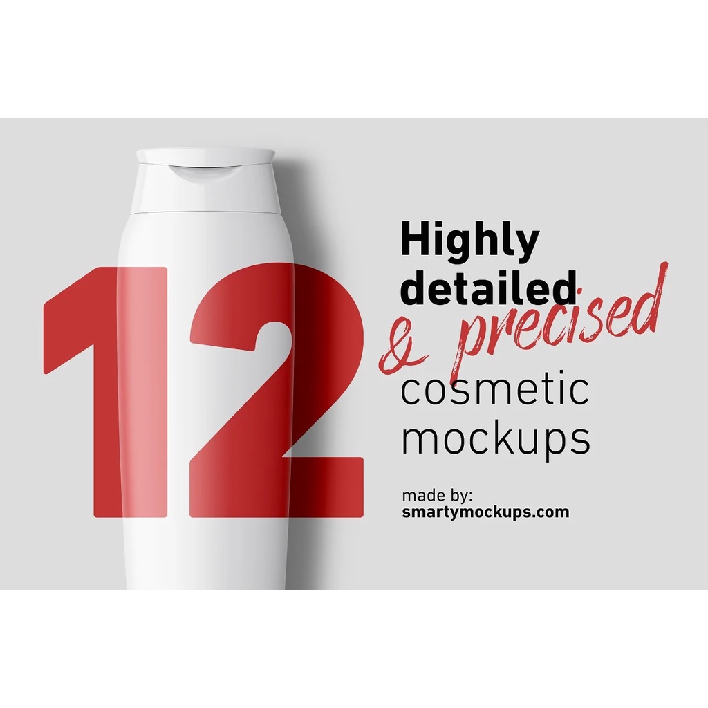 Cosmetic Mockups Bundle Pack - Photoshop