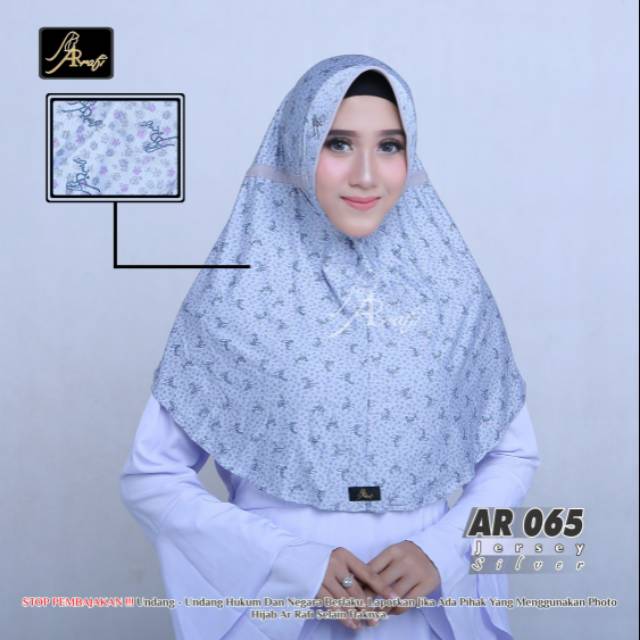 Jilbab Instan, Ar Rafi Jilbab Instan, Jilbab Instan motif AR, AR 065