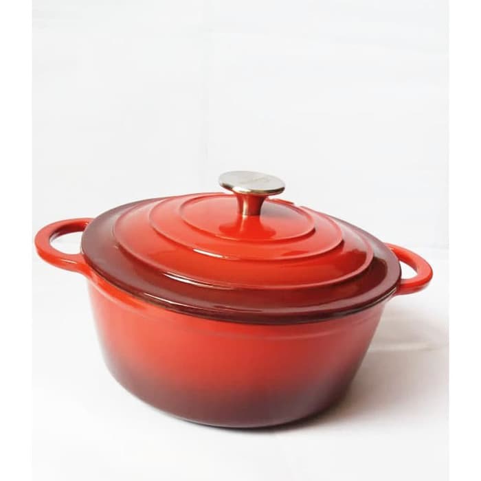 Panci Oxone Round Pot OX-3021RO Enameled Cast Iron