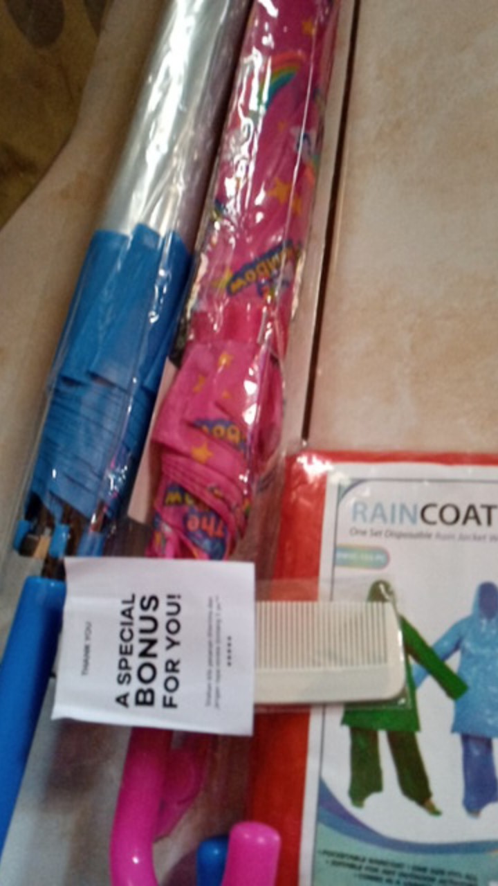 Tabasa Payung Tongkat Transparan Monaco List