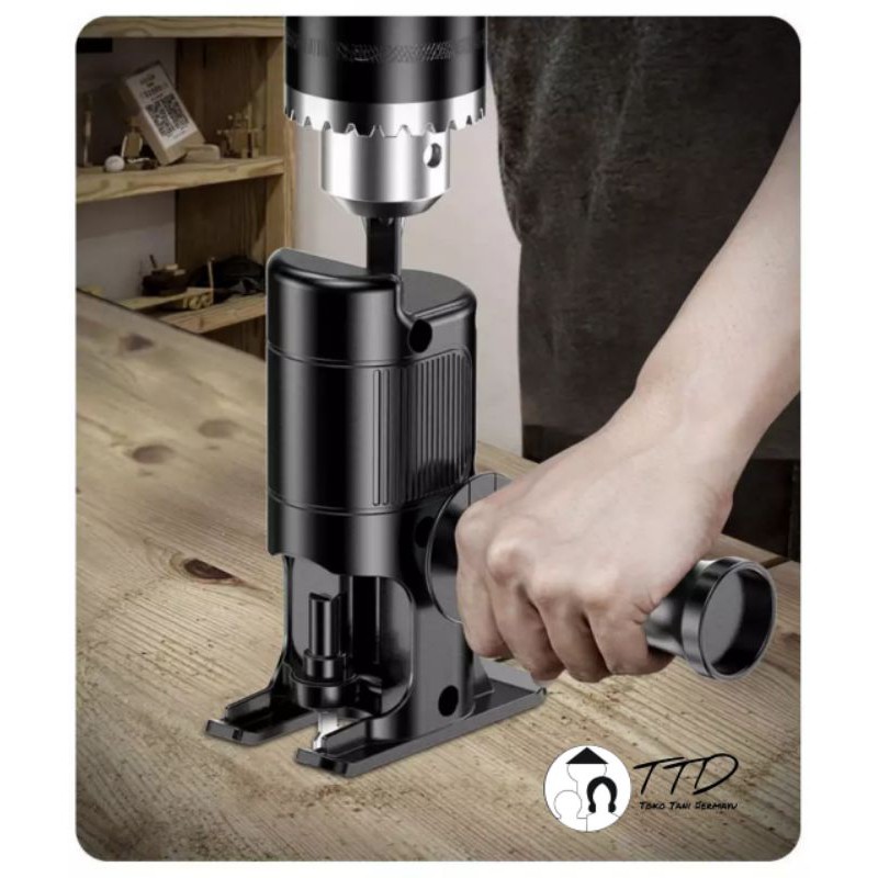 Alat Konversi Bor listrik adapter gergaji kayu besi PVC