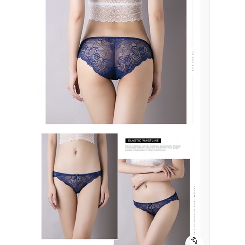 Celana Dalam Wanita Underwear Bahan Lace ukruan M_XL C071