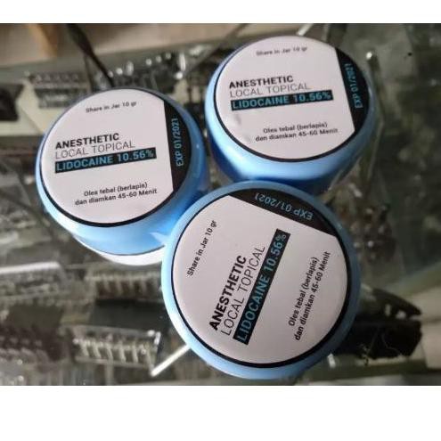 Paling Diminati! Cream Anastesi Repack 10gr - Untuk Treatment Dermaroller atau Dermapen