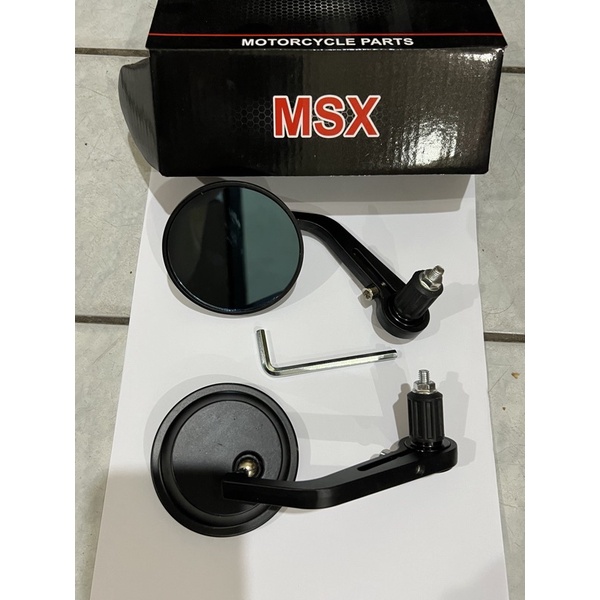 Spion Jalu Bulat Spion Bar End Msx Original Universal Semua Motor Nmax,Aerox,Pcx,Vario,Vixion,W175,Vespa &amp; Motor Lain Nya