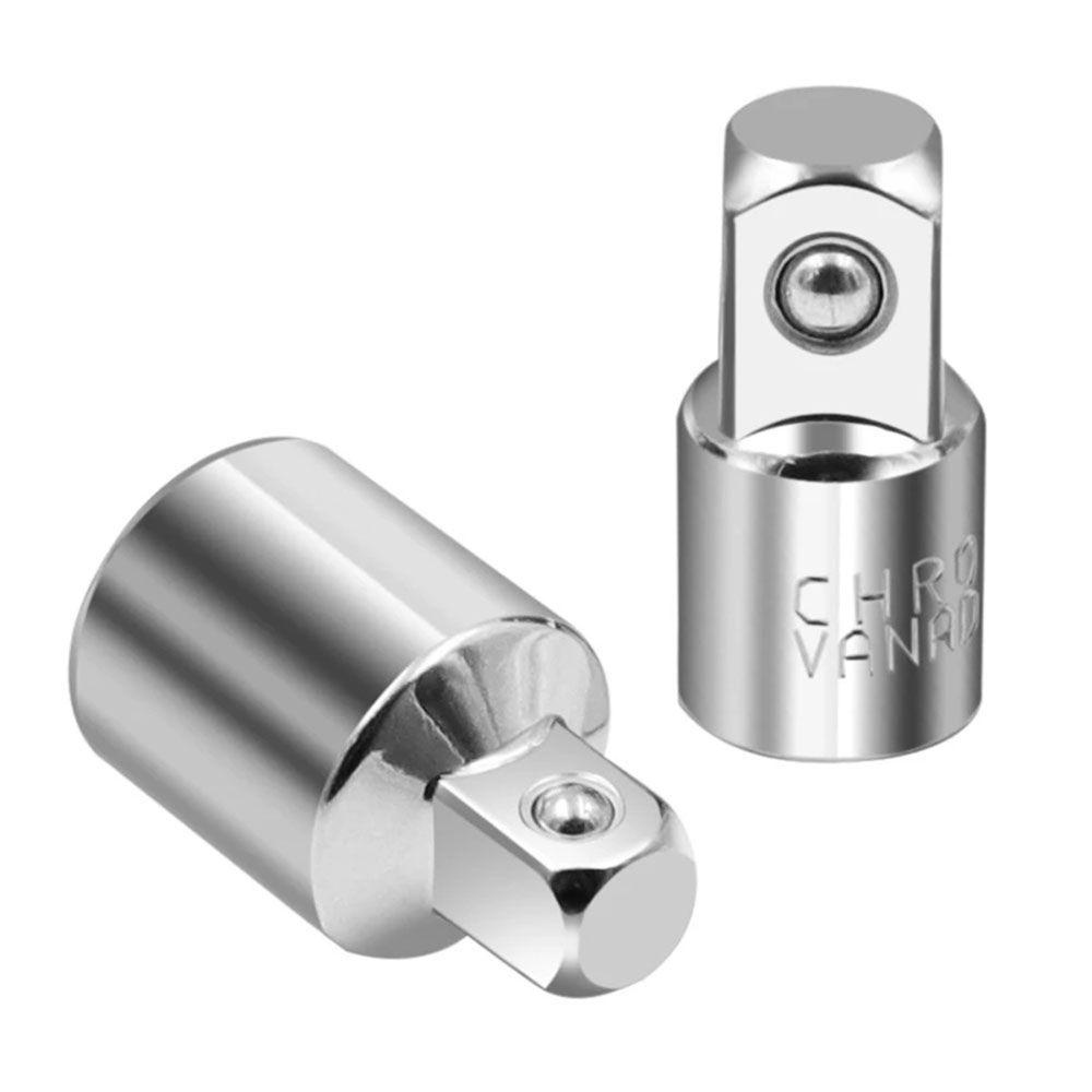 Solighter Ratchet To 1per2 &quot;Stainless Steel Fly To 3per8&quot; Fly To 1per4 &quot;Converter Sleeve