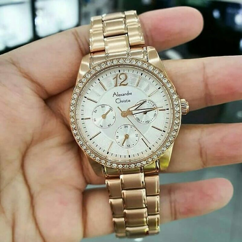 ORIGINAL Jam Tangan Wanita Alexandre Christie AC 2645 / AC2645 / 2645 Garansi