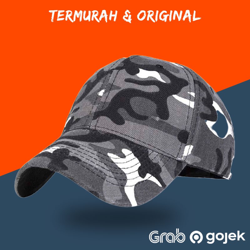 Trucker Topi Baseball Army Topi Pria Premium