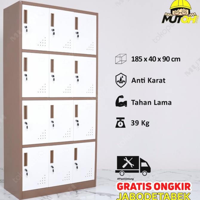 

ORDER-KIRIM Loker besi Locker Besi 12 Pintu