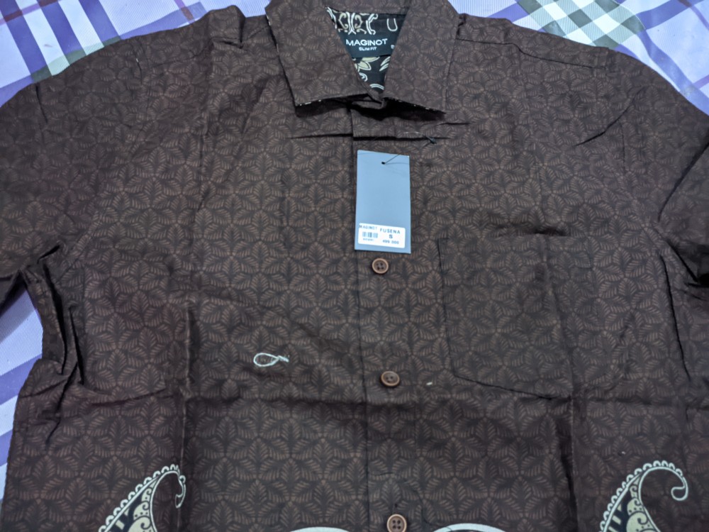Maginot Kemeja Batik 3.0 Fusena-ls Lengan Panjang Pria