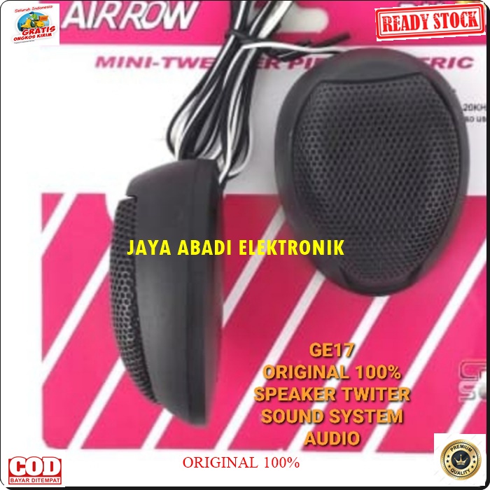 G17 SPEAKER SUPER COBRA SPIKER SPEKER TWEETER TWITER PIEZOO PASIF SPK MINI TREBEL SOUND SISTEM SURROUND SUROUND MOBIL CAR AUDIO VOCAL VOKAL SUARA DOME SPK MINI NEODYMIUM MUSIK CROSSOVER MUSIC PORTABLE PASIF 1 SET PIEZZO DOME AIRROW DIGITAL BOOSTER COIL