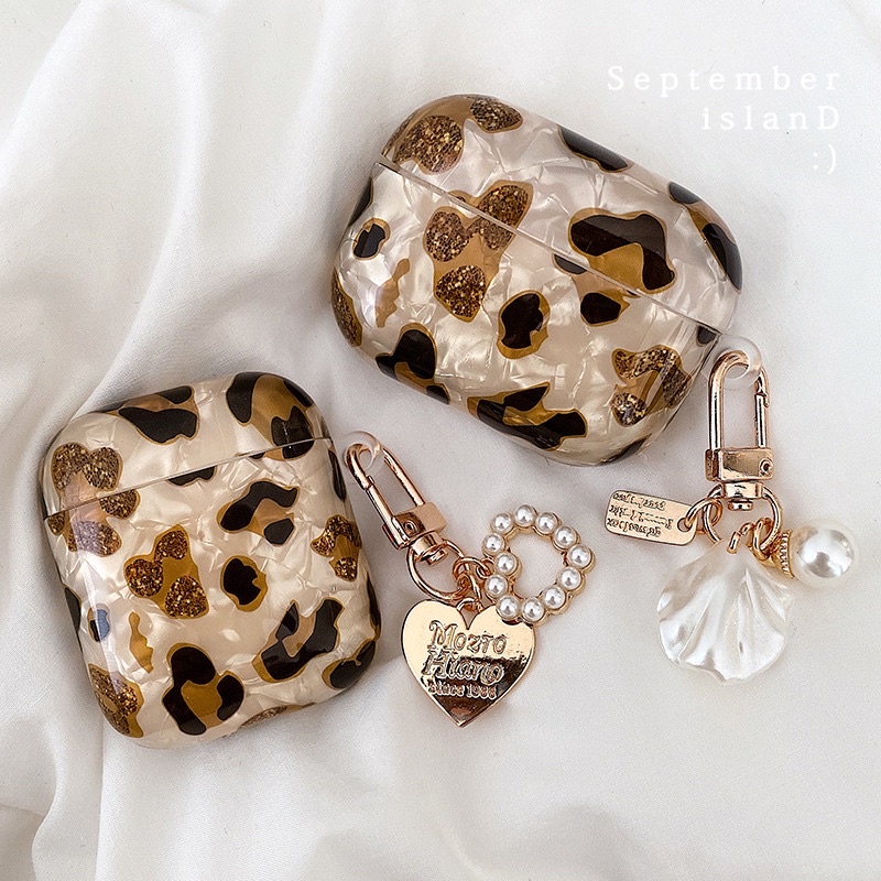 Gold Leopard Softcase for Airpods 1 2 Pro 3 Case Casing Airpods Lucu