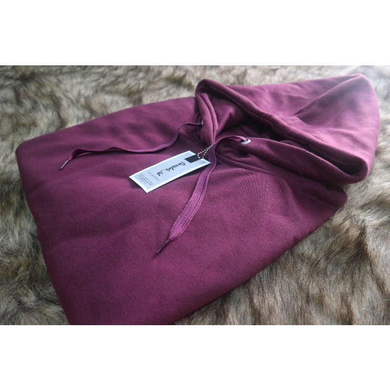 Sweater_id Hoodie Jumper Burgundy Polos Unisex