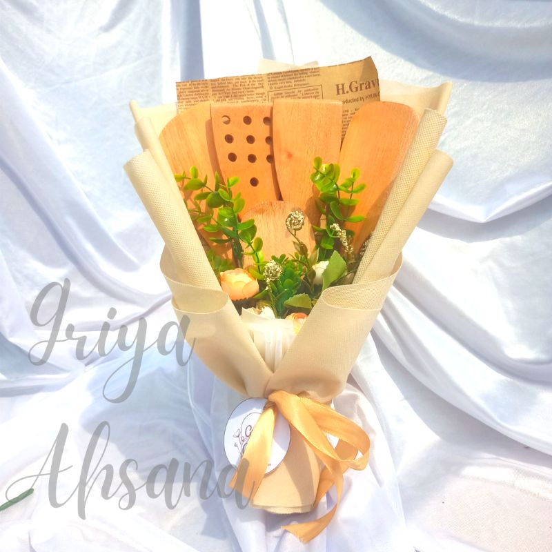 

READY Buket Wisuda Ultah Unik Alat Masak / Buket Silicon Utensil Murah / Buket Spatula