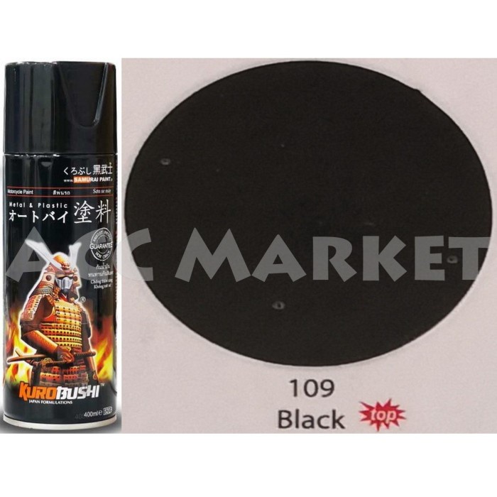 Pilox Samurai Pilok Pylox Cat Hitam Black 109