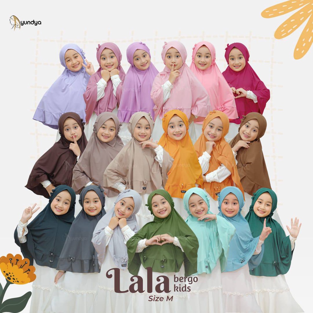 Bergo anak Bergo lala Kids By ayundyaofficial