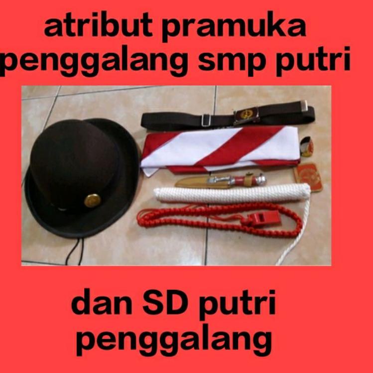 Tren Kekinian.. atribut.pramuka.penggalang.putri